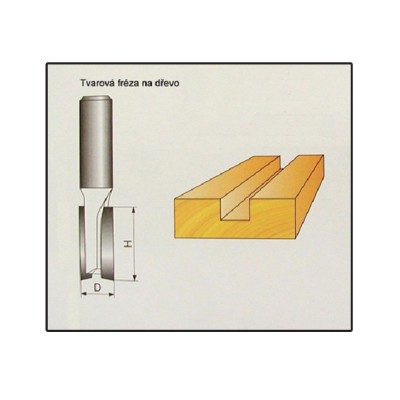 Fréza na dřevo rovná 14,0x 19mm P70205