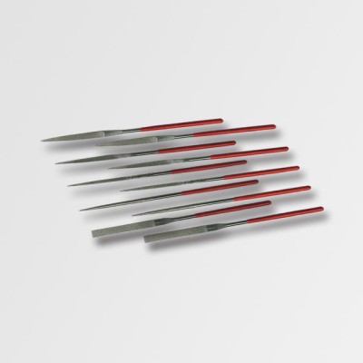 Pilníky jehlové 10ks XTline diamantové s rukojeť.