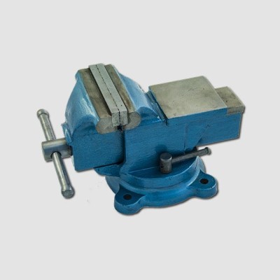 Svěrák 125mm stolní otočný GK Tools modrý