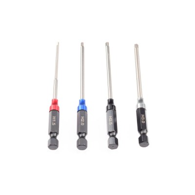 Násada pro akku šroubovák, sada, Imbus (1,5, 2.0, 2.5, 3,0mm)