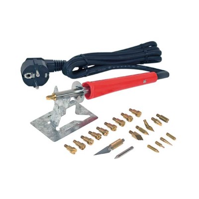 El.pájka hrotová 30W 230V SET na dřevo R