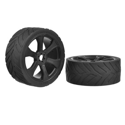 Sprint RXA - ASUGA XLR silniční gumy - nízkoprofilové - nalepené na černých diská - 1 pár