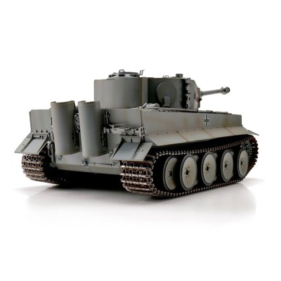 1/16 RC Tiger I Tank IR - zimní kamufláž světle šedá