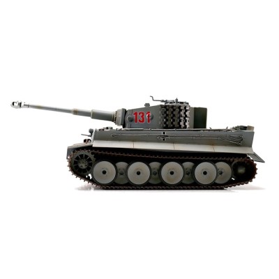 1/16 RC Tiger I Tank IR - zimní kamufláž světle šedá