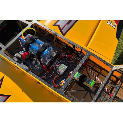 105,5" Slick 580 EXP V2 - Žlutá/Červená/Šedá 2,67m