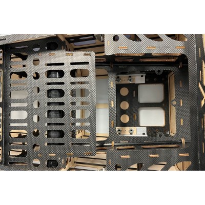 114" Extra NG - Červená/Stříbrná 2,9m