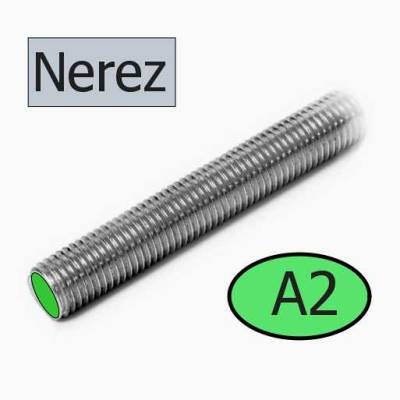 Závitová tyč M 6/1m nerez A2