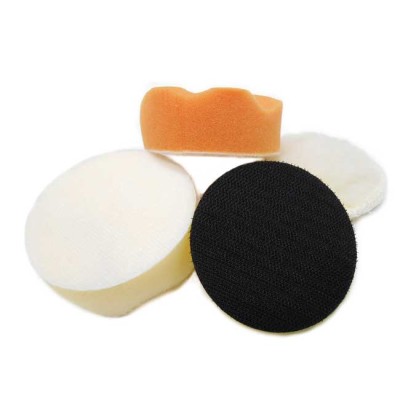 Leštící sada pr. 75mm na vrtačku 4-díl filc+molitan MAGG