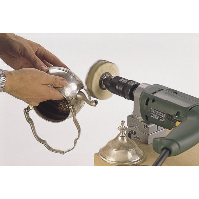 Leštící sada pr. 85mm na vrtačku 5-díl kot.+vosk+stopka Wolf