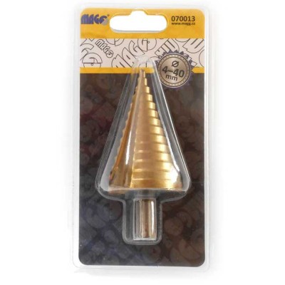 Vrták stupňov. 4-40 Ti MAGG