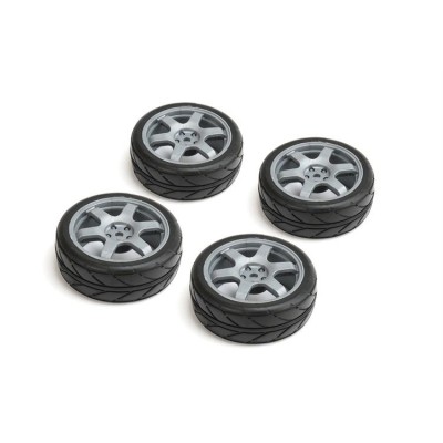 CARTEN nalepené Intermedium gumy 26mm na stříbrných 6 papr. diskách, 0mm OFFset, 4 ks.