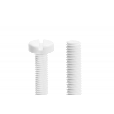 1320 Polyamidový šroub M5x30 Bílý 4 ks