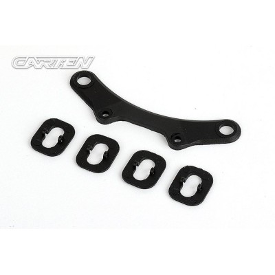 CARTEN deska předního nárazníku & podložky držáku karoserie, 1+4 ks.