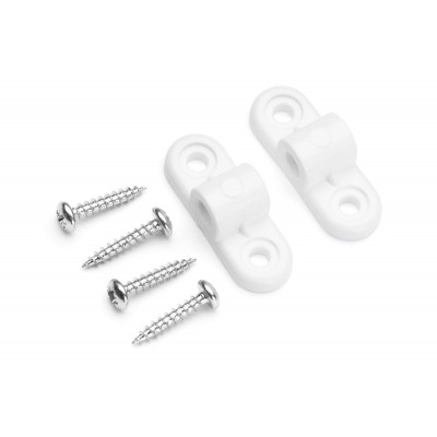 2611 Konzola M4 Bílá 2 ks