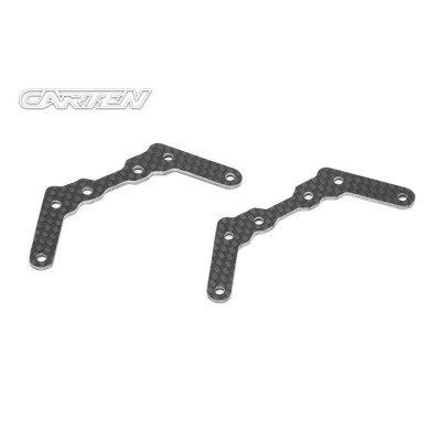 CARTEN uhlíková deska pro sloupky karoserie, 2 ks.