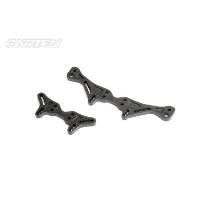 CARTEN uhlíkové parohy/drřžáky olejových tlumičů, P/Z, 1+1 ks.