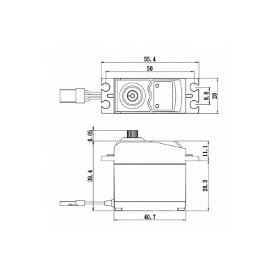 SC-0352 Digitální servo (6,5kg-0,13s/60°)