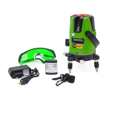 Laser samoniv. 2-osy LE-3D Procraft green 40m