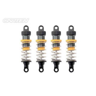 CARTEN Sada hliníkových olejových tlumičů Rally 65mm, 4 ks.