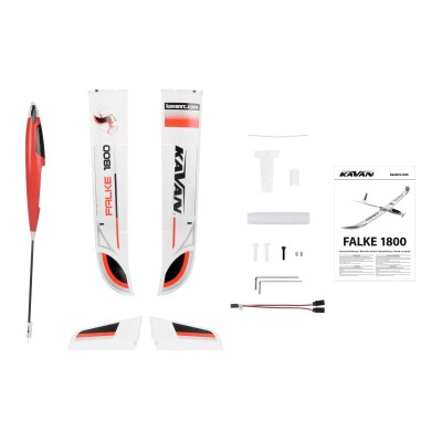 KAVAN Falke 1800mm ARF - červená