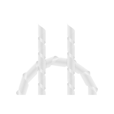 Spirálová bužírka 10x8,2 mm transparentní 1m