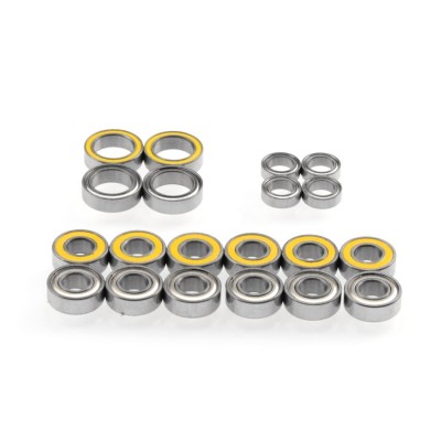 ULTRA sada kuličkových ložisek pro Tamiya TT01, TT-01-E, TT02-B, 20 ks.