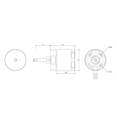 KAVAN Brushless Motor PRO 2225-1600