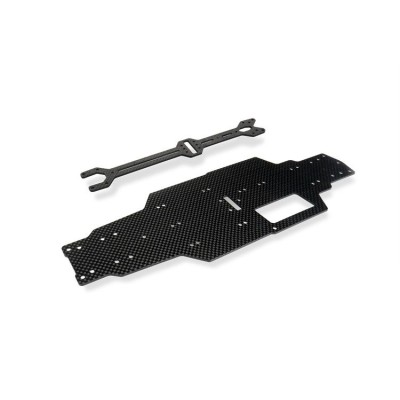 CARTEN uhlíkové šasi a horní patro, WB225mm, 1+1 ks.